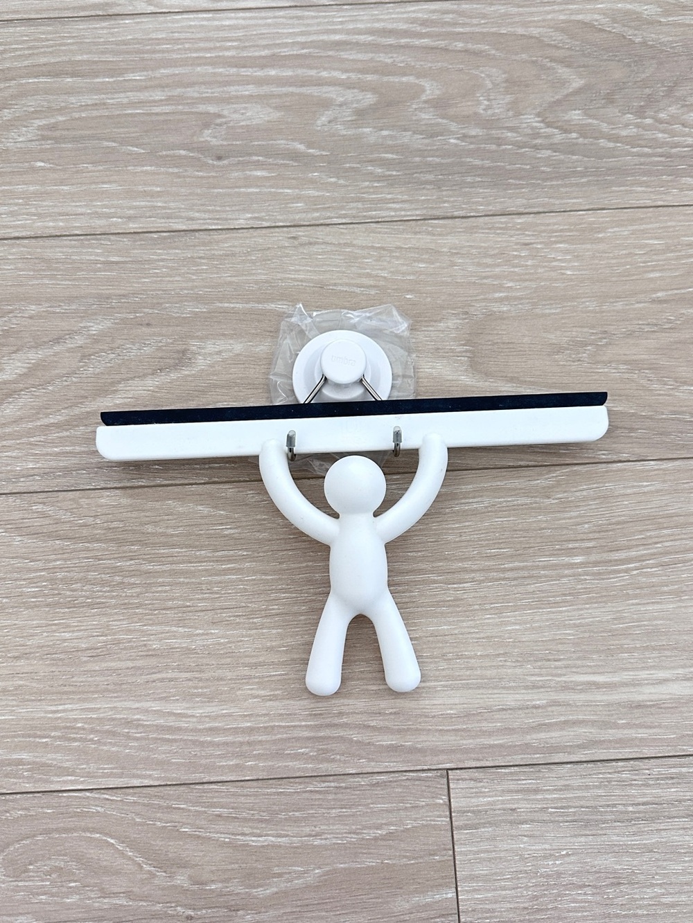 Umbra Buddy Squeegee with Suction Cup in White